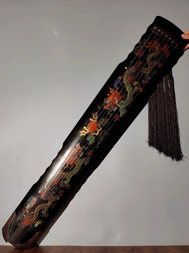 Guqin old paulownia wood vintage style collection Chinese string instruments