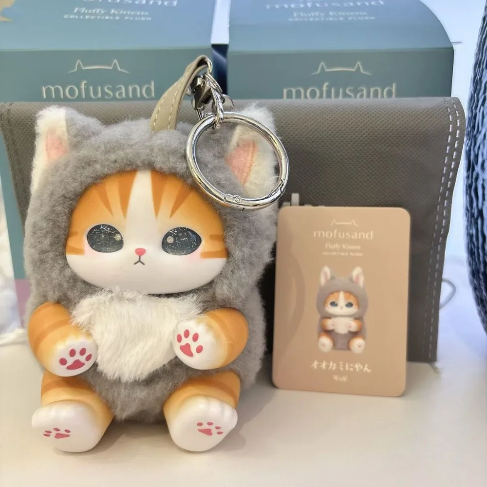 Katzen-Sandy-Vinyl-Plüschpuppen-Anhänger-Blindbox – Süße Tierfigur als Ornament, Kinderdekoration, Mädchen-Geburtstagsgeschenk, Spielzeug-Blindbag – Detail 14