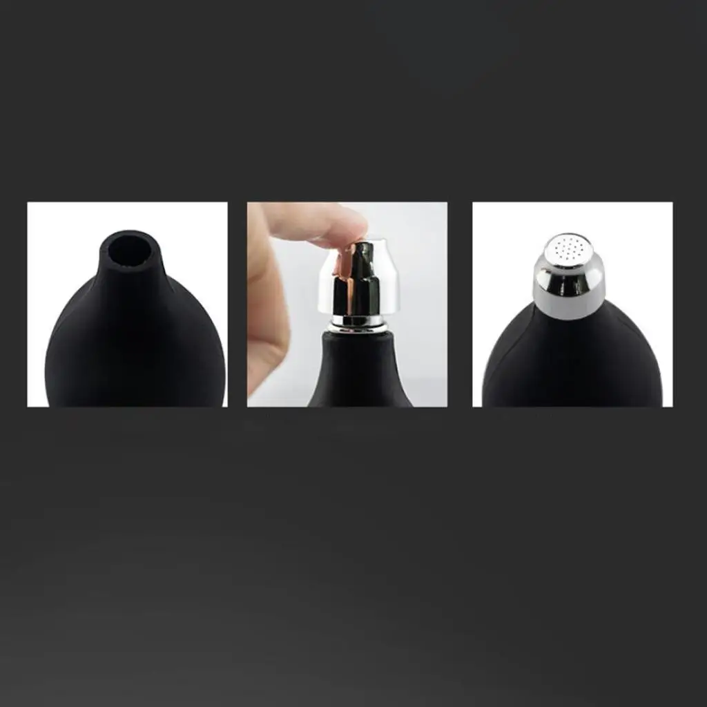 3x leeres Herren-Pflegepulverspenderpulver, tragbar, waschbar, Haarfaser