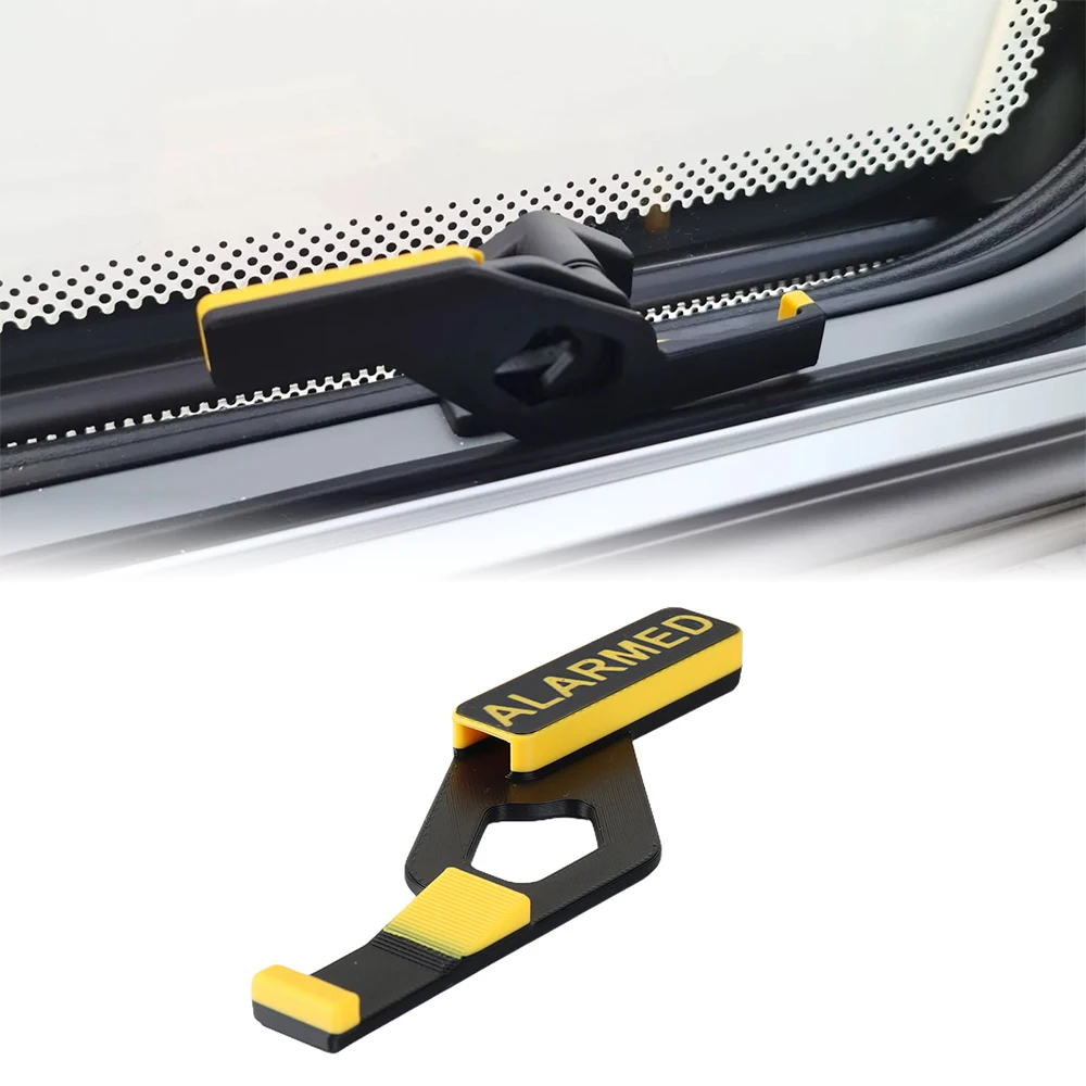 1pc RV Window Security Locks Warning Anti Theft Lock Black Left Right sides For Motorhome Caravan Camper Van RV Accessories
