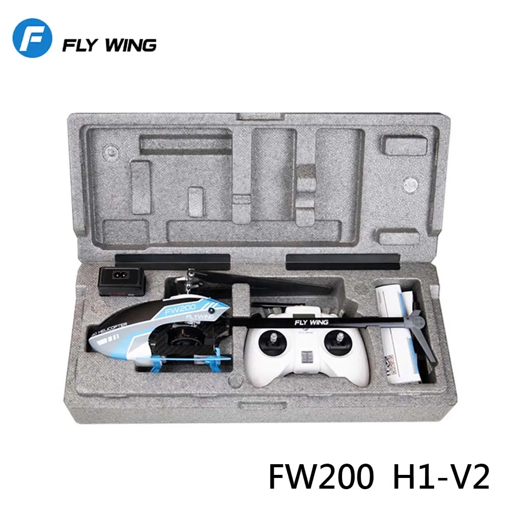 

FLYWING FW200 H1 V2 Gyro RC 6CH 3D Smart GPS RC Helicopter RTF Self Stabilizing 3D Brushless Direct Drive For Adults