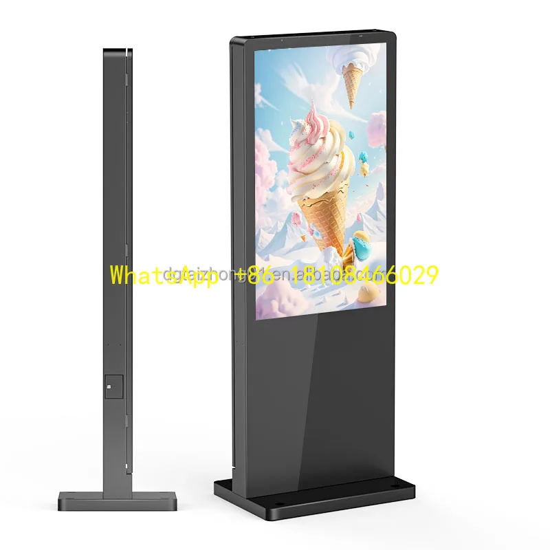 

Free Sample 75 Inch Screen Commercial Advertising Display Outdoor Waterproof LCD Display EU Specifications