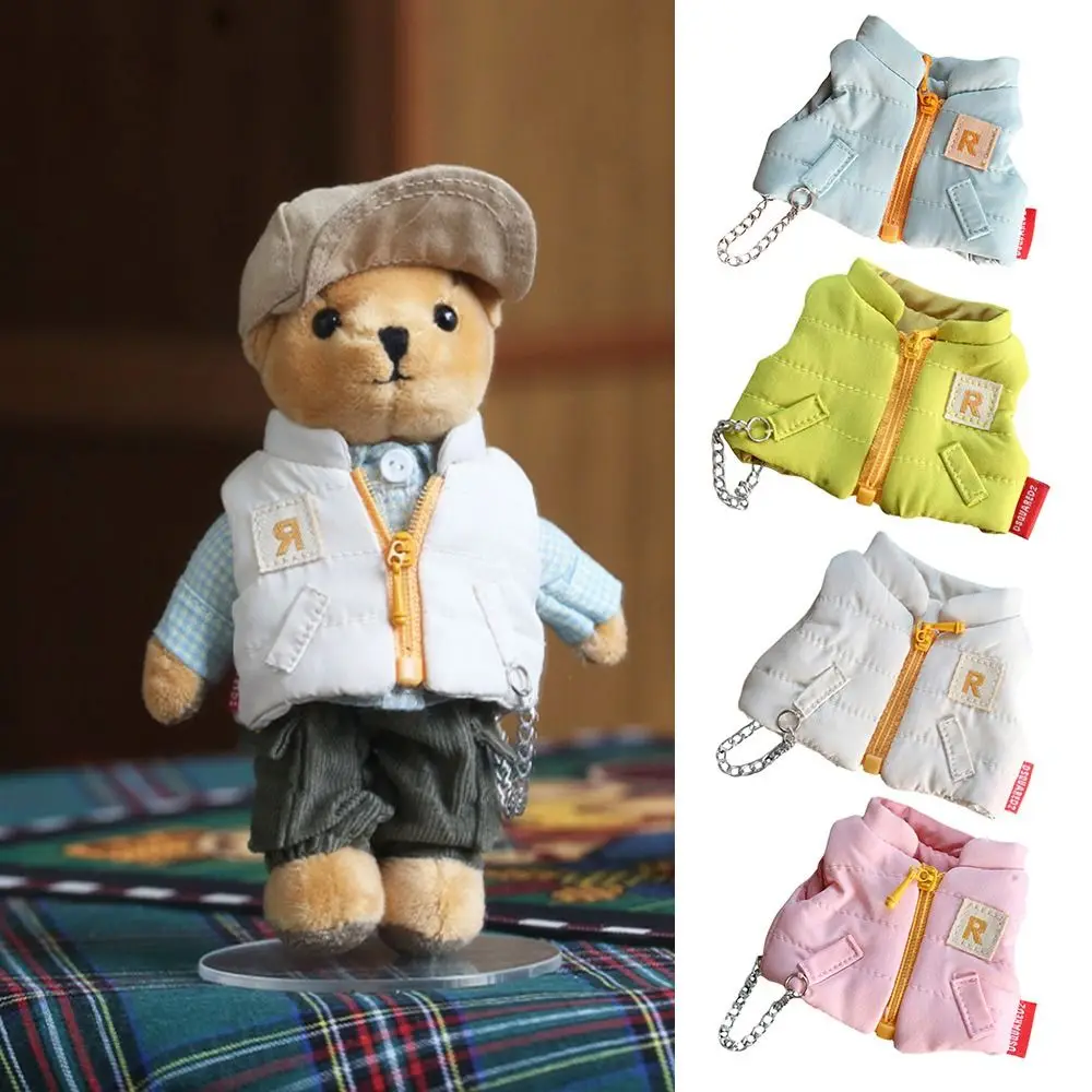 Cotton Jacket Coat Headmaster Dog Clothes Handmade Plush Toys Doll Accessories for 12cm Doll Accessories