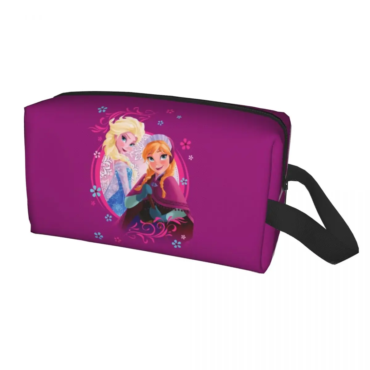 Elsa Anna Princess Frozen Storage Organizers Fantasy Comedy 3D Movie Girls For Necessaries Makeup Pouch Leisure Cosmetic Bags