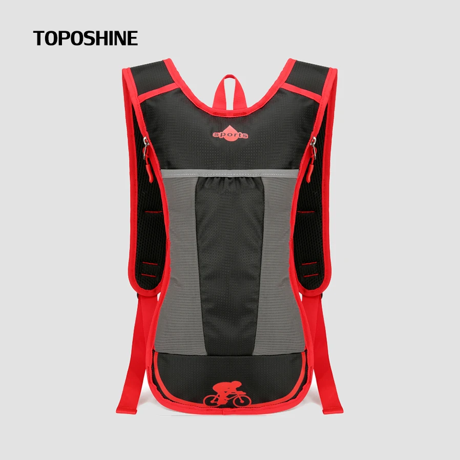 حقيبة ظهر توبوشين للترطيب للمشي لمسافات طويلة وركوب الدراجات والجري، حقيبة ظهر شبكية قابلة للتنفس ومتوافقة مع مثانة المياه في الهواء الطلق #1