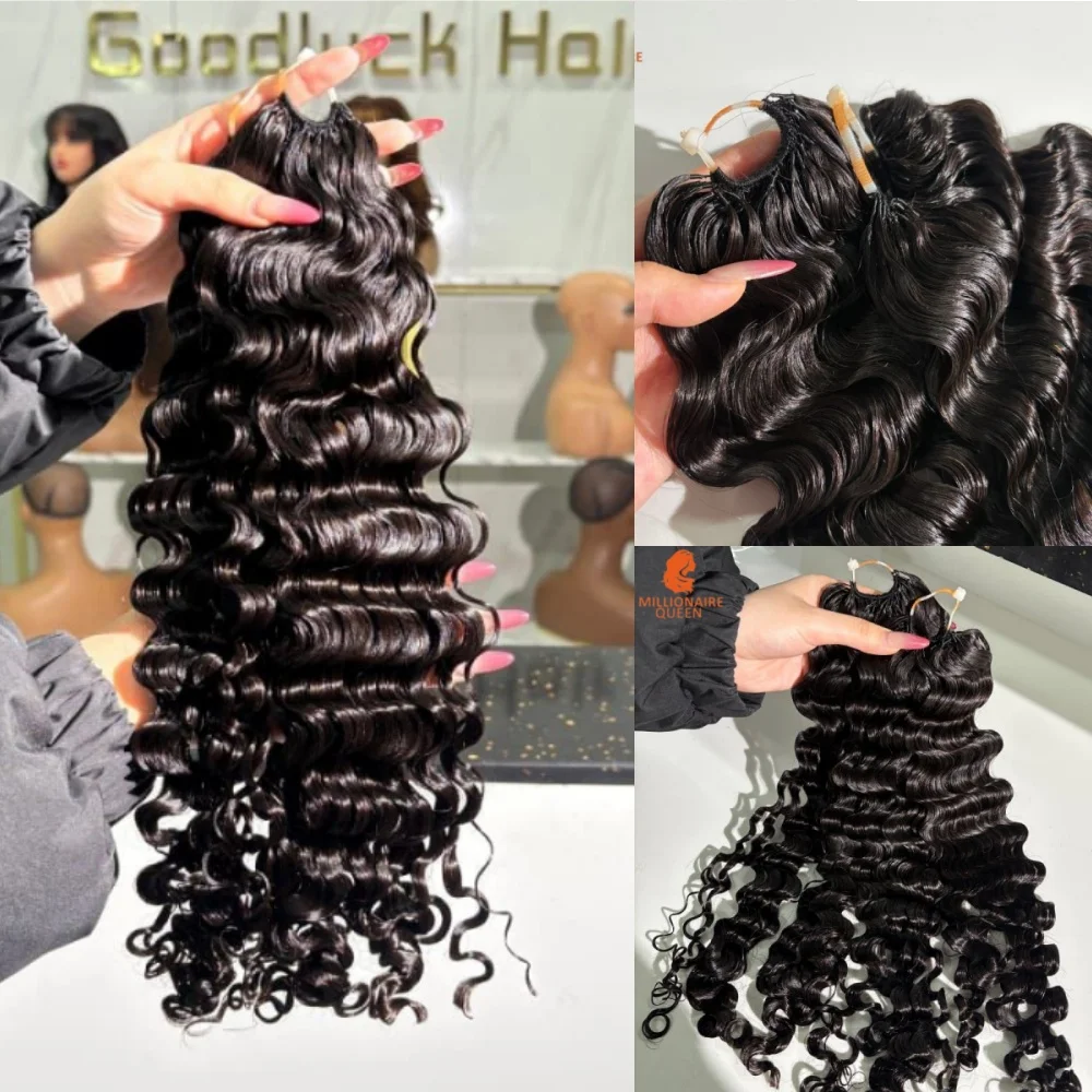 

100% натуральные афро-кудрявые бирманские волосы для плетения крючком, без узлов, предварительно разделенные, для наращивания, 100% человеческие волосы