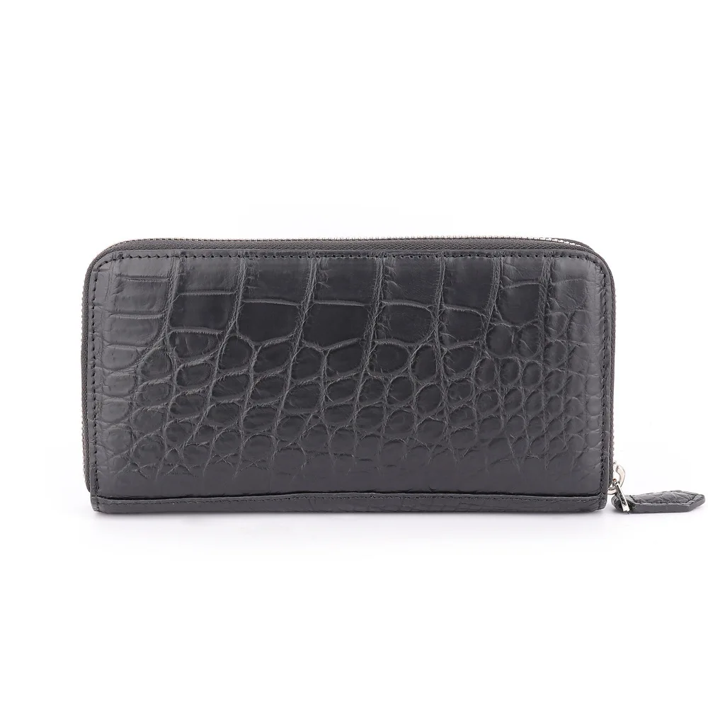 Genuine Leather Mens Wallet Matte Clutch Medium-long Casual Business Genuine Leather Wallet Multi-card Slot Light Luxury Purses