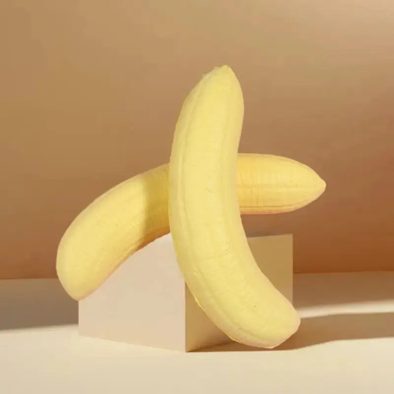 Jouet à presser en forme de banane relaxant, jouet moelleux anti-stress pour adultes et enfants, idée cadeau amusante