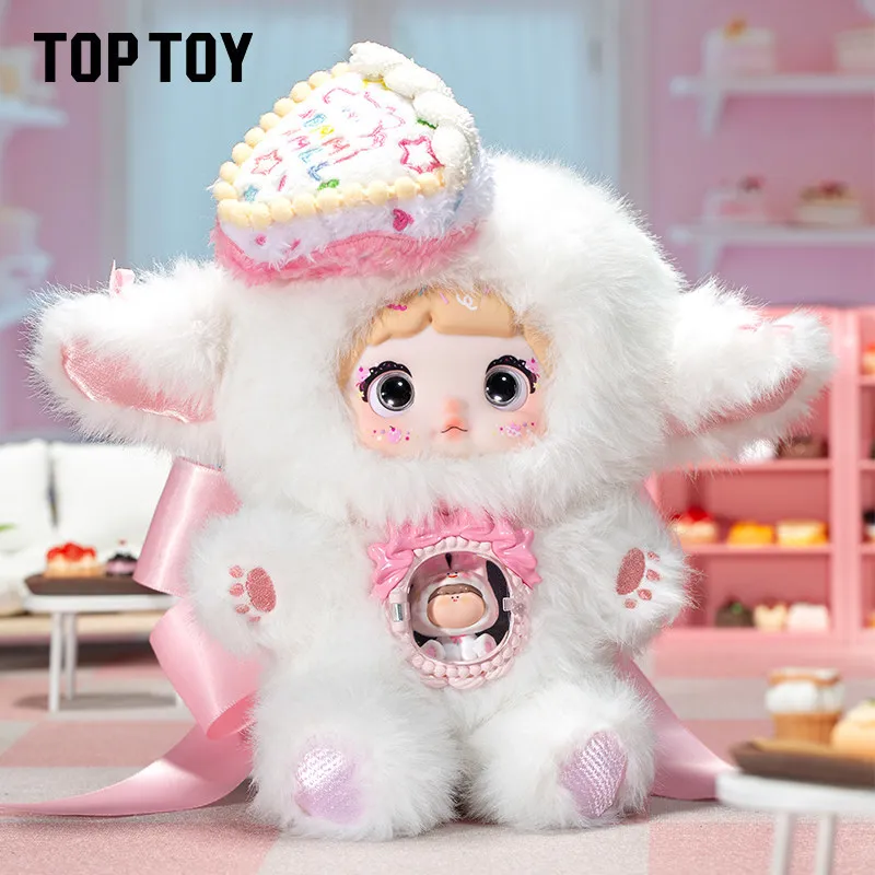 

Плюшевая фигурка TOPTOY Nuomi'er Bite Sweet Heart Series, милое украшение для рабочего стола, мягкая игрушка, подарок на день рождения для девочек, детей, декор для дома