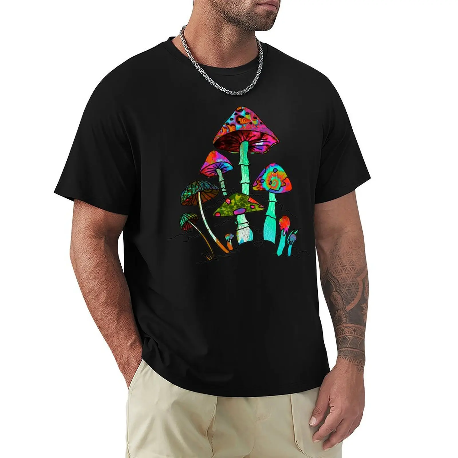 Garden of Shroomz Field Trip Edition T-Shirt Casual Everyday Short Sleeve T-Shirt