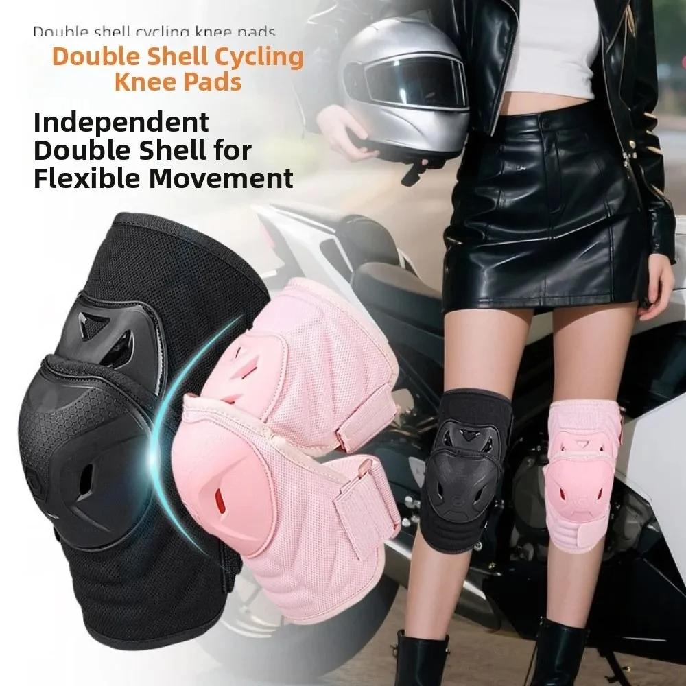 1/2PCS Knee Pads for Men Women, Adjustable Motorcycle Knee Pads for Motorcycle/Motocross/MTB/Racing/Skating
