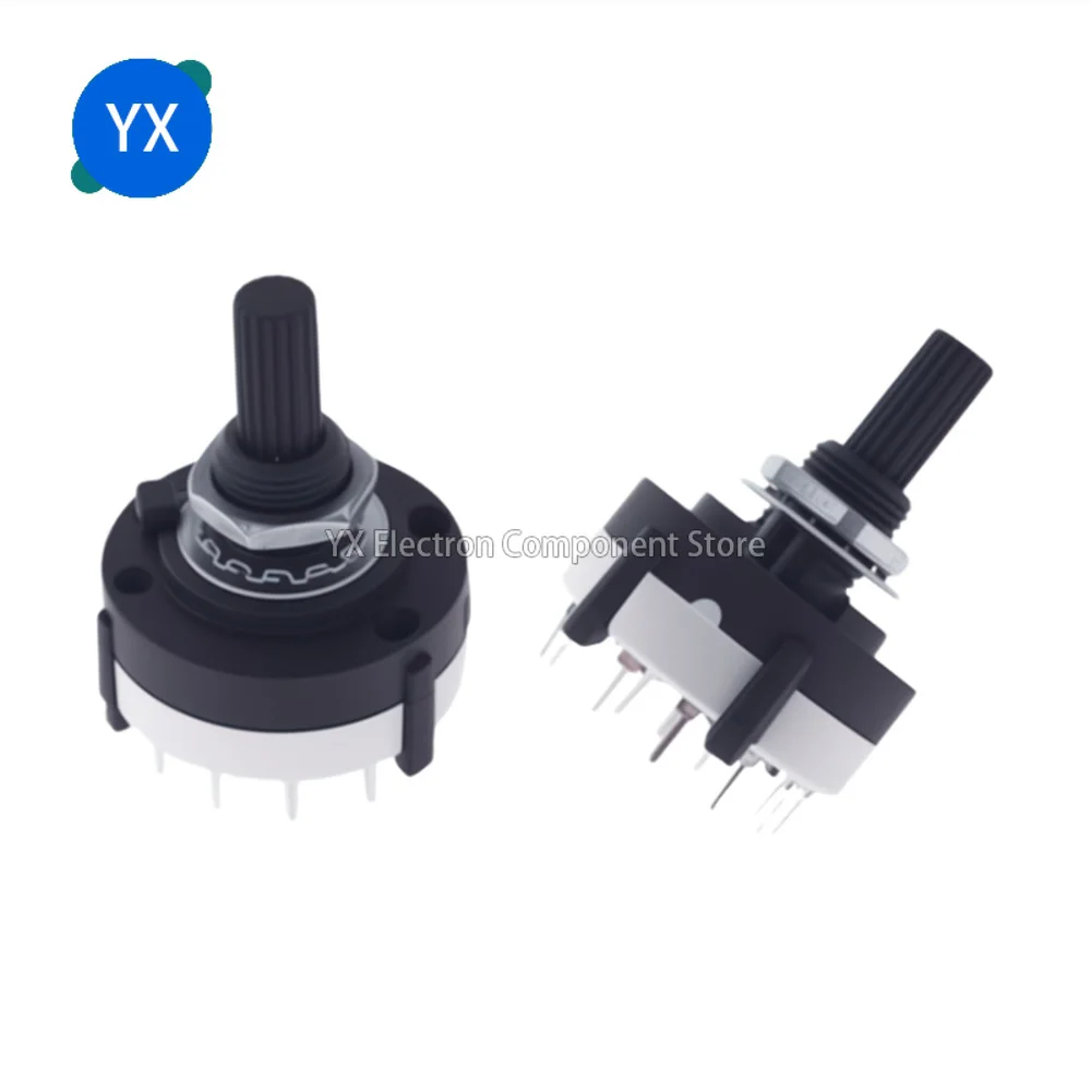 

50 шт. RS16 RS26 выбираемый диапазон поворотный переключатель каналов одноэтажный 1P12T 2P6T 3P4T 4P3T 1P5T