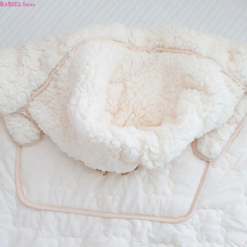 بطانية أطفال عصرية C9GB مع غطاء للرأس، غطاء لعربات الأطفال بوظيفة مقعد الخصر لتلبية احتياجات الأبوة اليومية #5