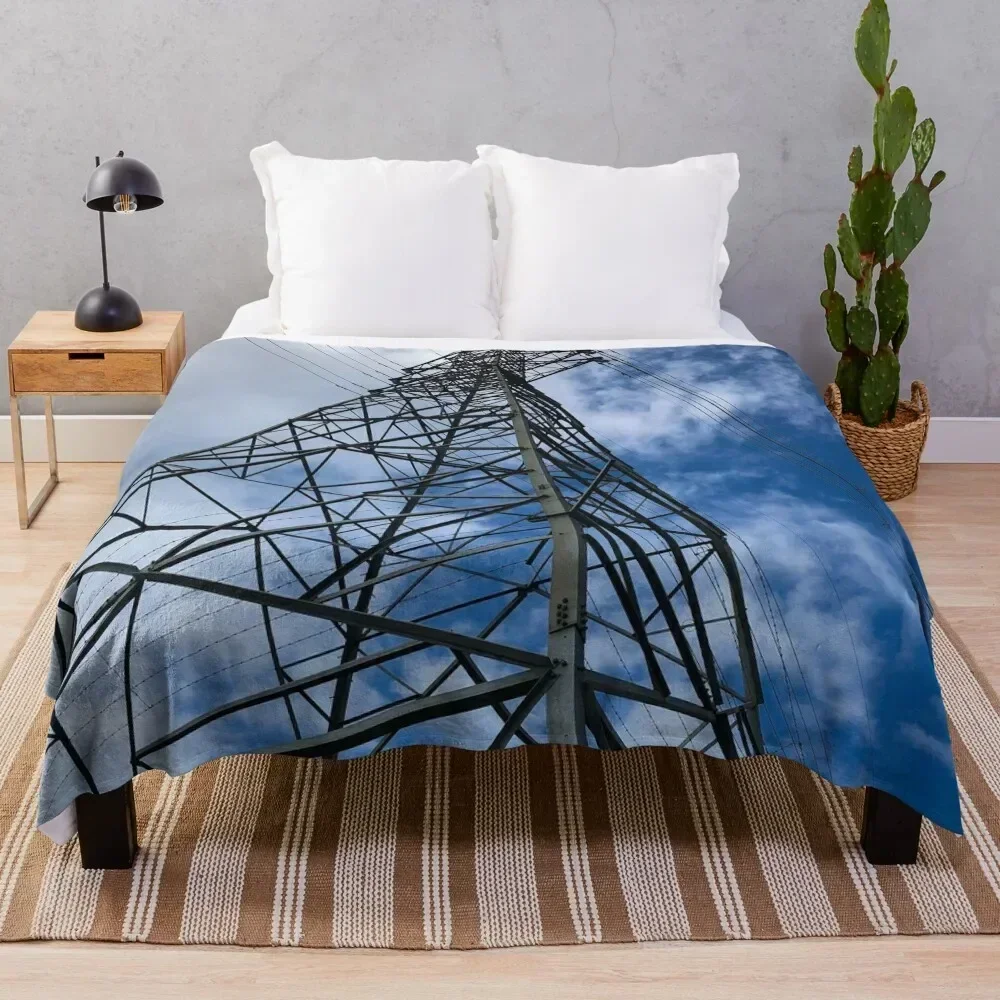 

Power Pylon Throw Blanket Soft Plush Blanket as Housewarming Gift