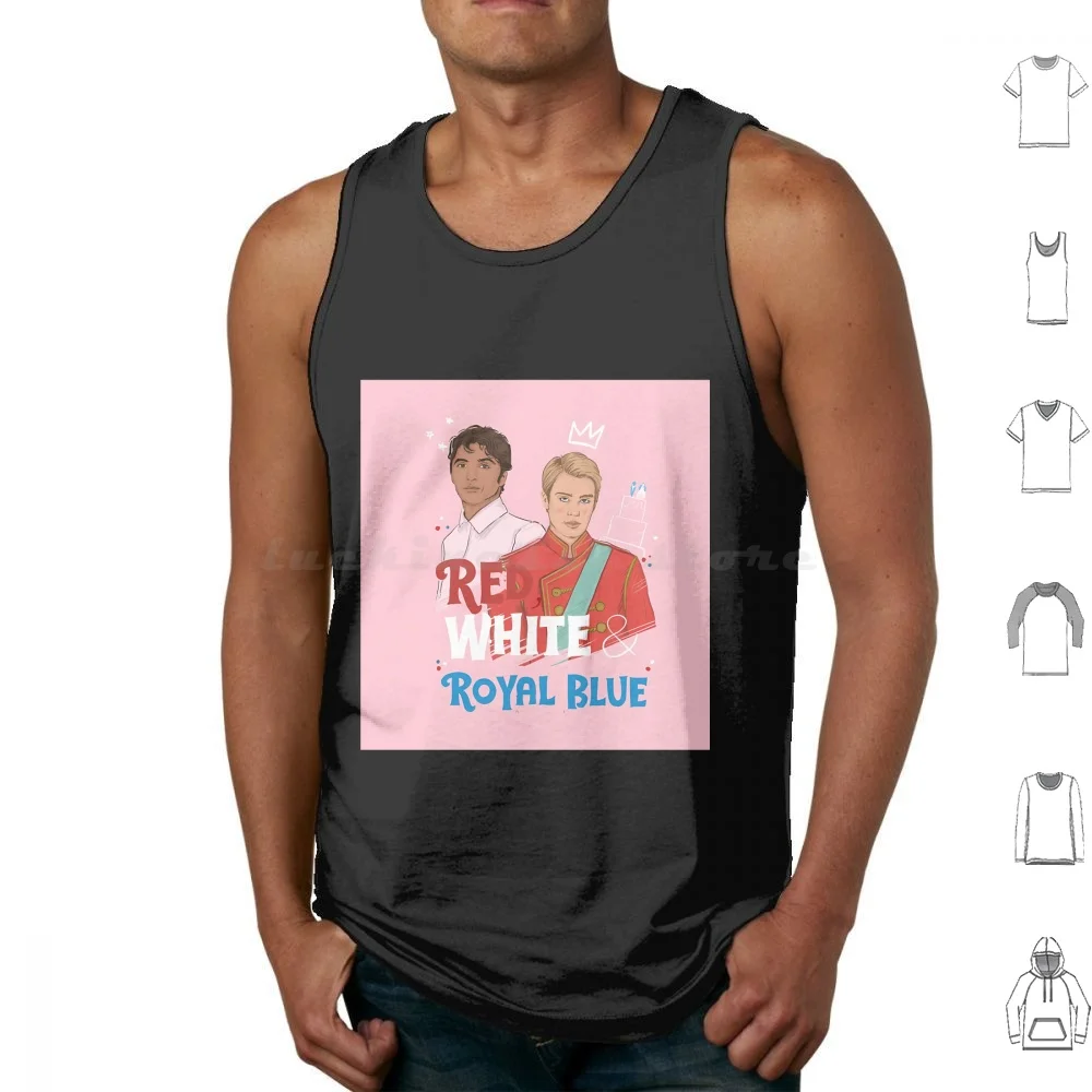Red White And Royal Blue Fery Tank Tops Print Cotton Red White And Royal Blue Rwrb Alex And Henry Alex Claremont