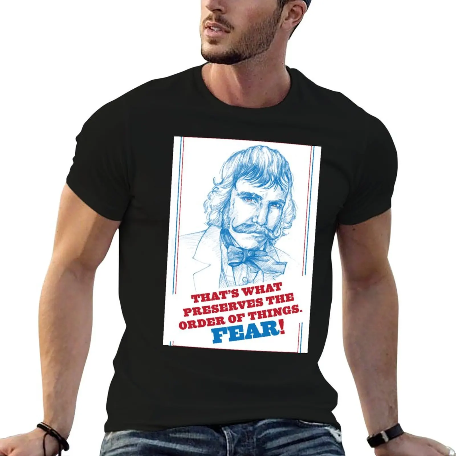 GANGS OF NEW YORK - Bill the Butcher Cutting T-Shirt Plus Size Loose Fit T-Shirt