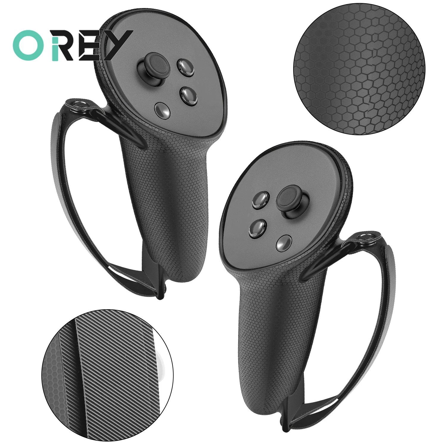 

2024 for Meta Quest 3 VR Protective Cover Sets Touch Controller Shell Cases with Strap Handle Grip for Meta Quest 3 Accessories