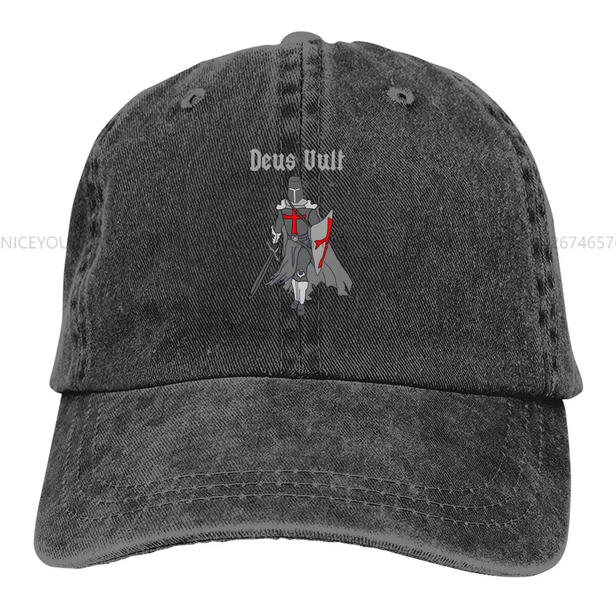 Deus Vult God Wills It Baseball Caps Peaked Cap Knights Templar Sun Shade Hats for Men