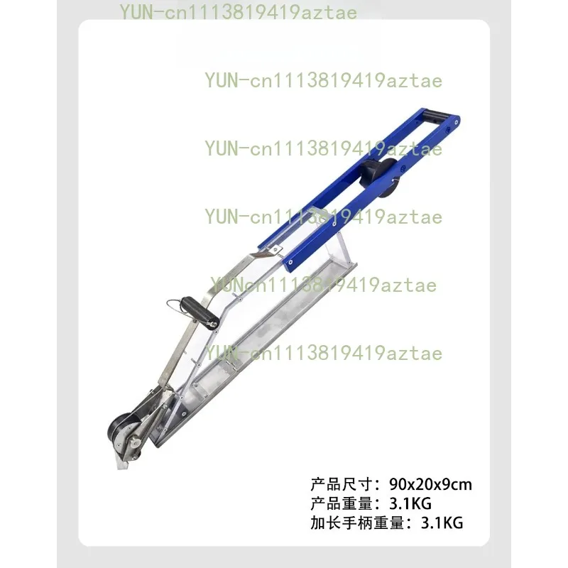 Ash Box Putty Scraper, 4-Speed Retractable Wall Plastering Tool for Drywall Whitewashing & Painting