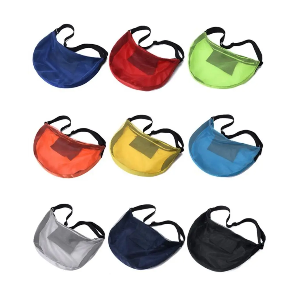 Adjustable Basketball Mesh Bag Oxford Cloth Single Shoulder Crossbody Ball Bag Handbag Lightweight Soccer Storage Case