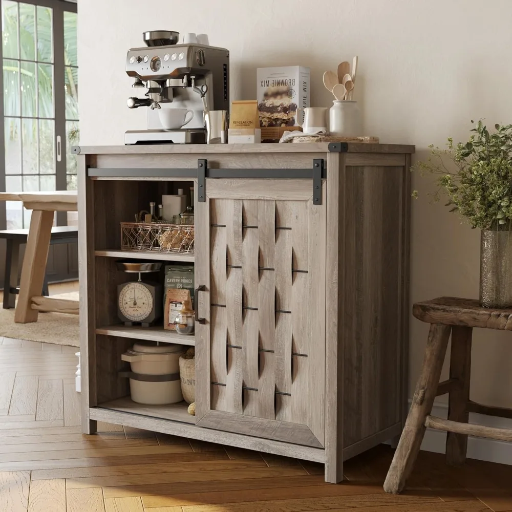 Farmhouse Coffee Bar Cabinet, 38