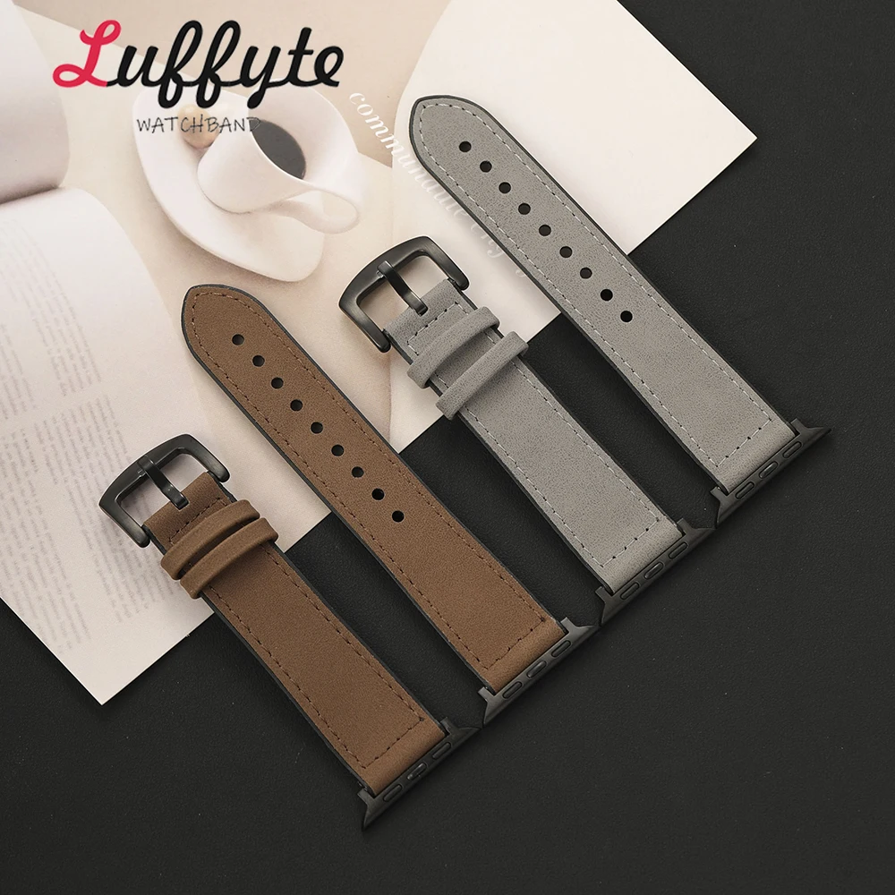 Herren Retro Silikon-Uhrenarmband für Apple Watch Serie 1-11 Ultra SE für iWatch 38mm-49mm Komfortable Armbänder Uhrenzubehör