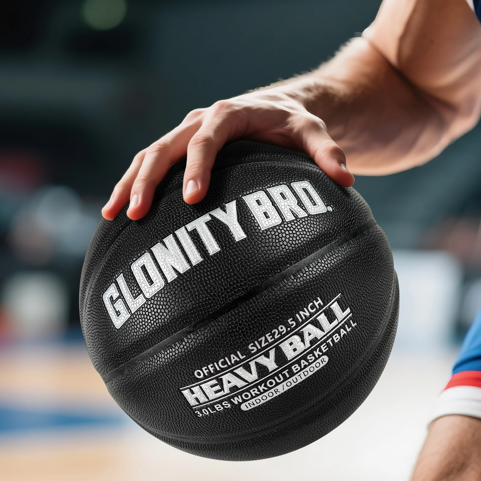 

3/2.2LBS-29.5/28.5''Heavy-duty Composite Training Basketball For In&Outdoor,Improve Dribbling Passing,Rebounding Skills(Size7/6)