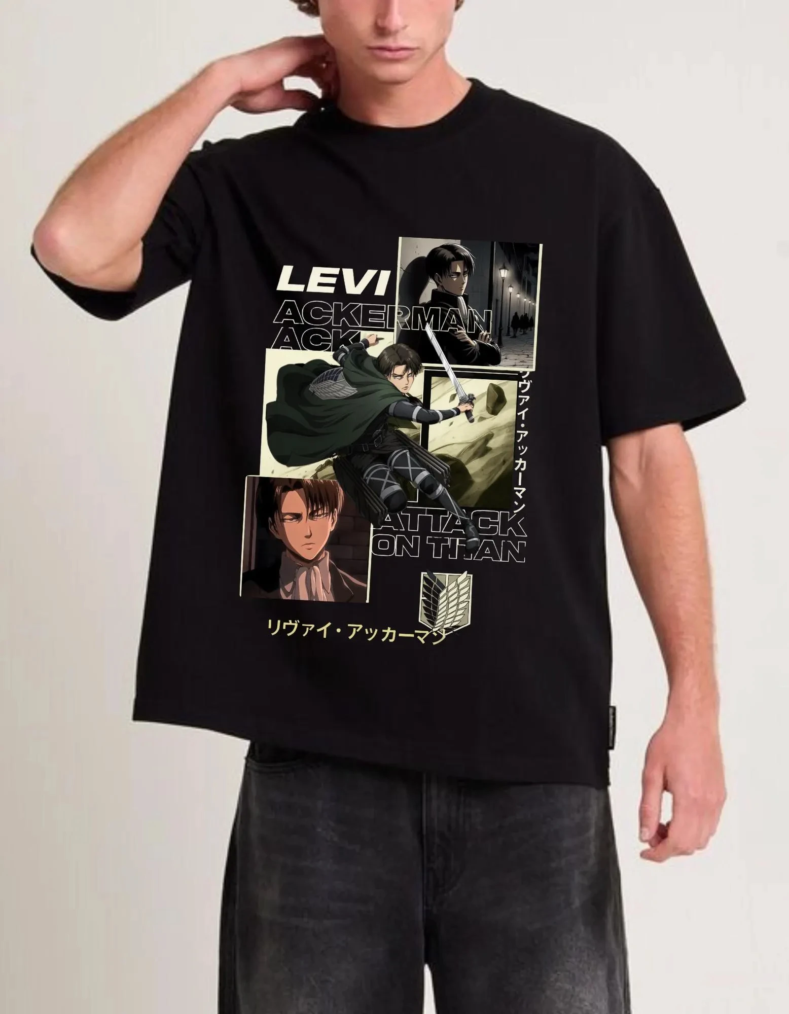 camiseta-masculina-ataque-em-tita-levi-ackerman-unissex-algodao-de-alta-qualidade-manga-curta-elegante-casual-streetwear-oversized