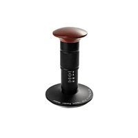 For 58mm Espresso Coffee Tamper with 3 Spring Loaded, Espresso Tamper 30lbs Espresso Hand Adjustable Depth Ripple Base
