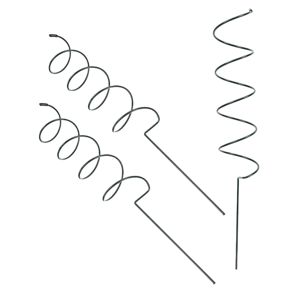 

3pcs Plant Support Stakes Spiral Design Garden Stem Support For Vegetables Flowers Climb Plants Reusable Twist Spikes Indoor