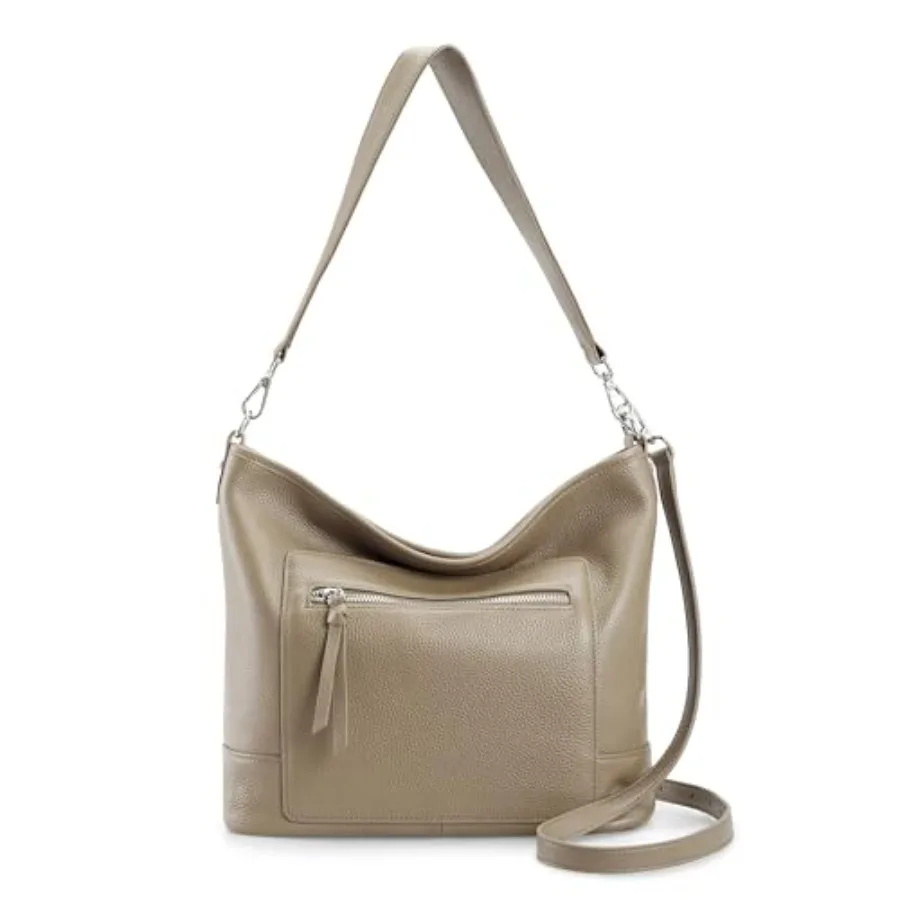 

befen Soft Genuine Leather Hobo Bags for Women Large Multi-Pocket Shoulder Crossbody Handbags with Zipper Closure