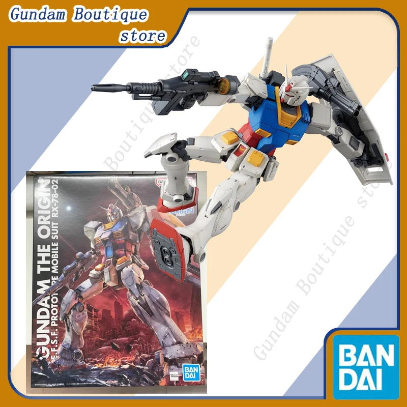 

Оригинальная сборная модель Bandai MG 1/100 RX-78-02 GTO GUNDAM THE ORIGIN, аниме-фигурка, коллекционная модель, игрушка, подарок для детей