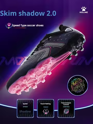 Kelme Men's Soccer Shoes Mg Short Nail Football Shoes Professional Competition Football Boots Outdoor Breathable Training Shoes