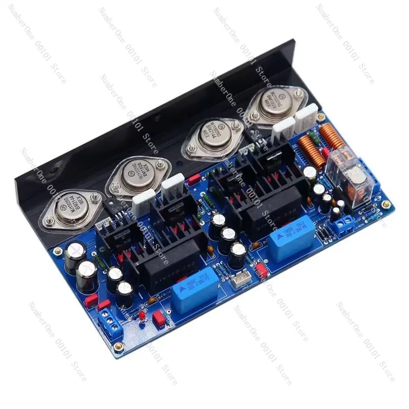 T5 audiophile power amplifier board hifi gold-sealed tube post-stage high power adjustable pure class a for home high power