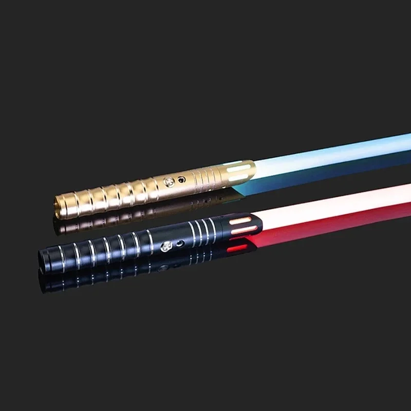 Metal Aluminum Handle LED Lightsaber RGB 16-Color Variable Metal Handle Lightsaber With Hitting Sound Effect FX Duel Lightsaber