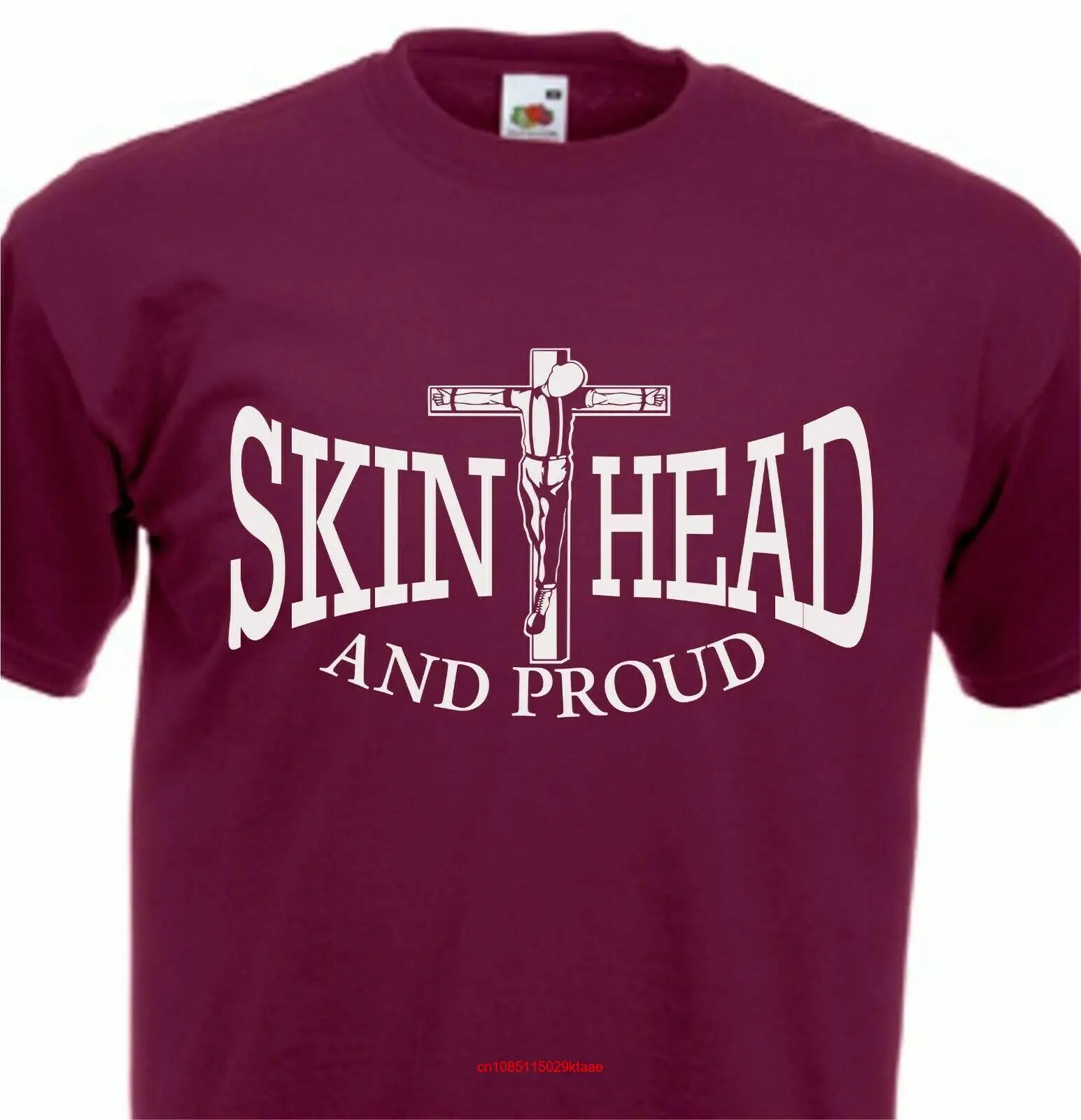 Skinhead and Proud T Shirt Skin head punk Oi Ska long or short sleeves