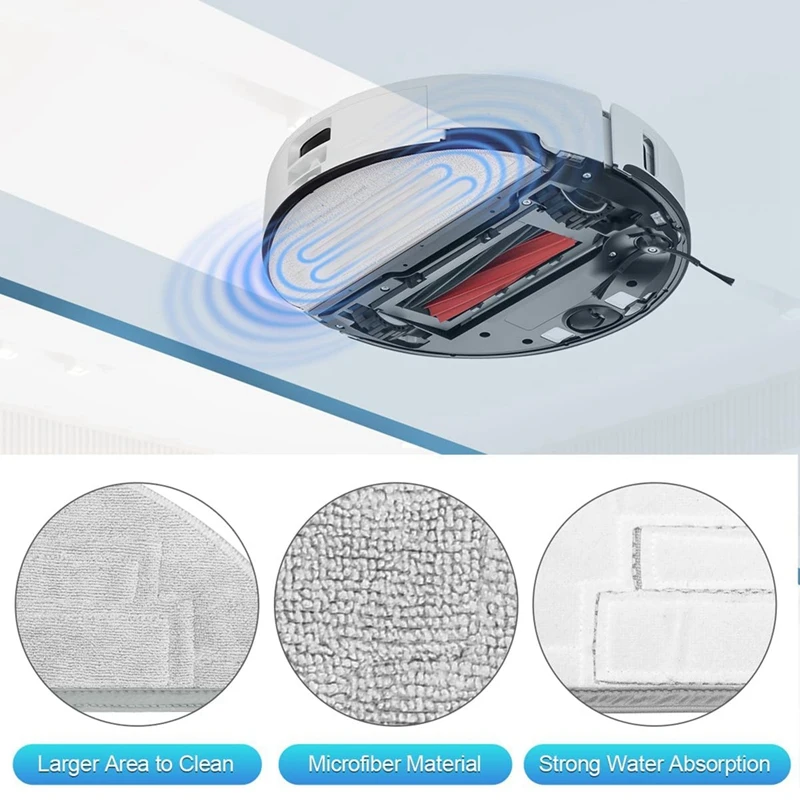 PROMOTION! Main Brush Side Brush Hepa Filter Mop Cloths Main Brush Plastic For Roborock S8 Pro Ultra Robot Vacuum Spare Parts