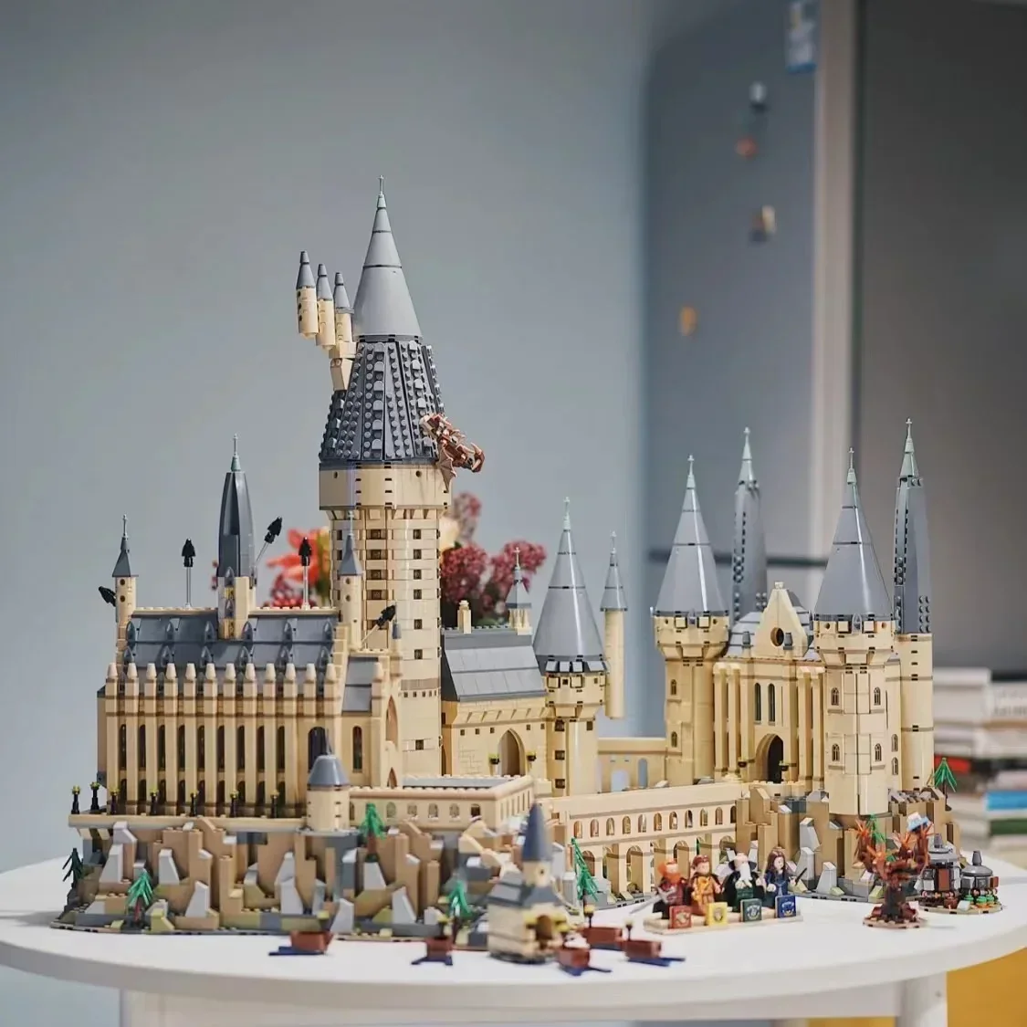 2025 neue Film Serie Magic School Kompatibel 71043 Schloss Modell Bausteine Ziegel Spielzeug Für