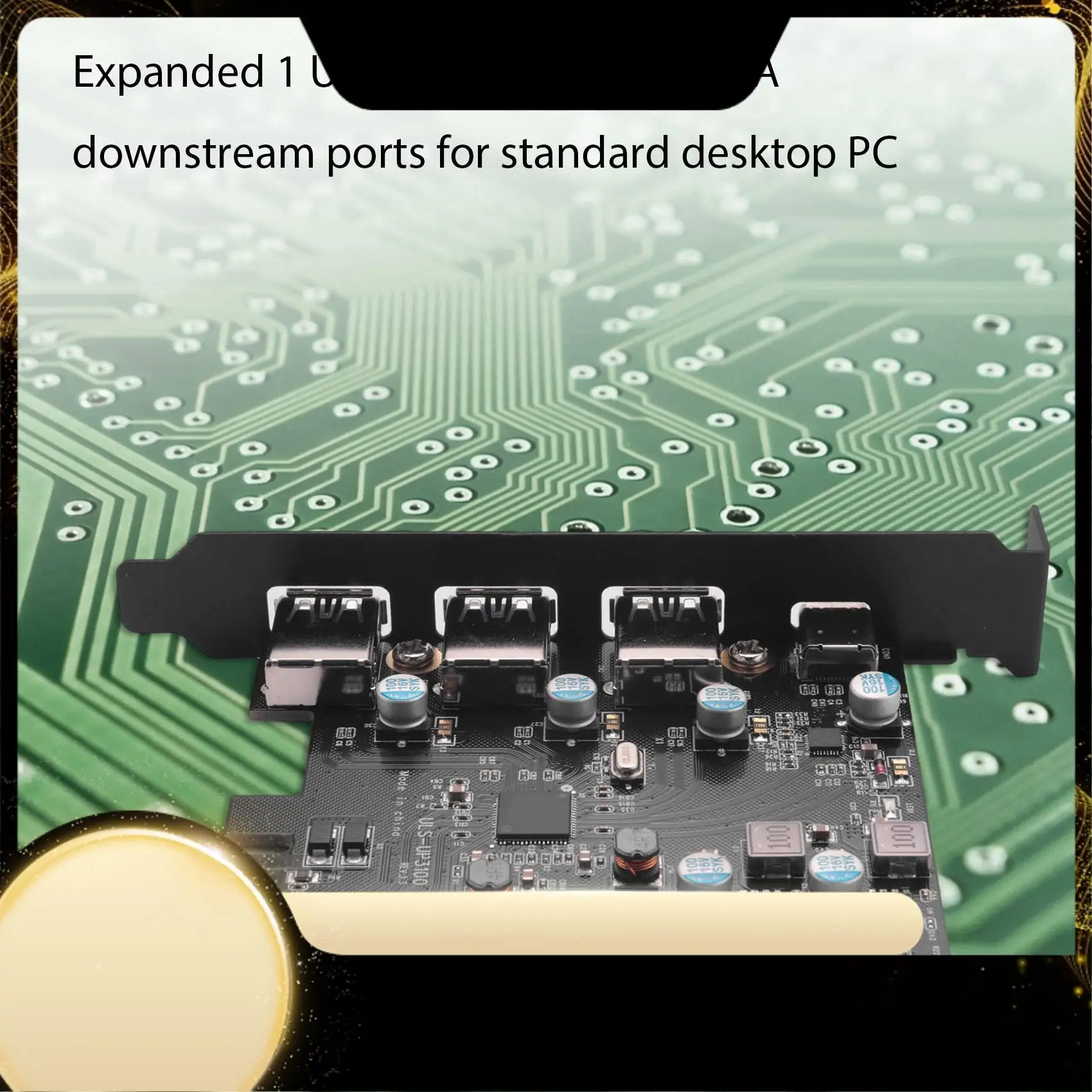 

PCI-E To USB3.0+Type C Expansion Card (Pcie Card)3 Ports With Superspeed USB 3.0 PCI Expansion Card For Windows MAC OX