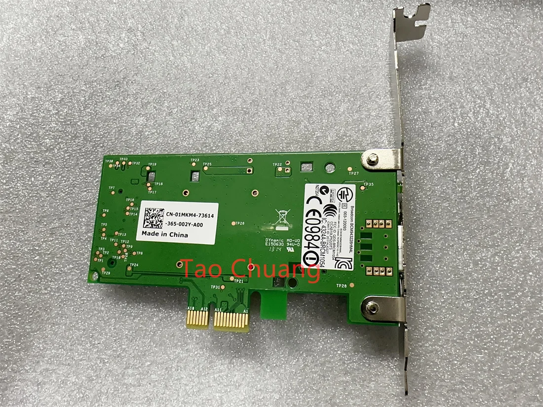 FOR Dell BCM943228HM4L DW1540 PCI-E Wireless Network Adapter 01MKM4 0H04VY H04VY