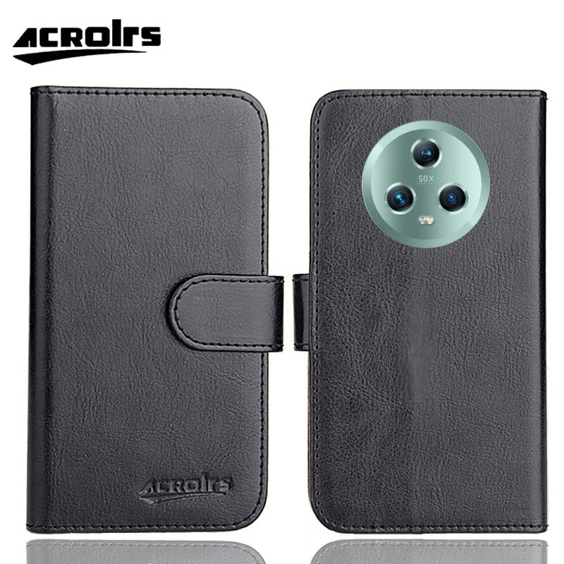 For Honor Magic3 Magic4 Magic5 Pro+ Pro Plus Ultimate Case 6 Colors Flip Stand Wallet Leather Protective Cover Phone