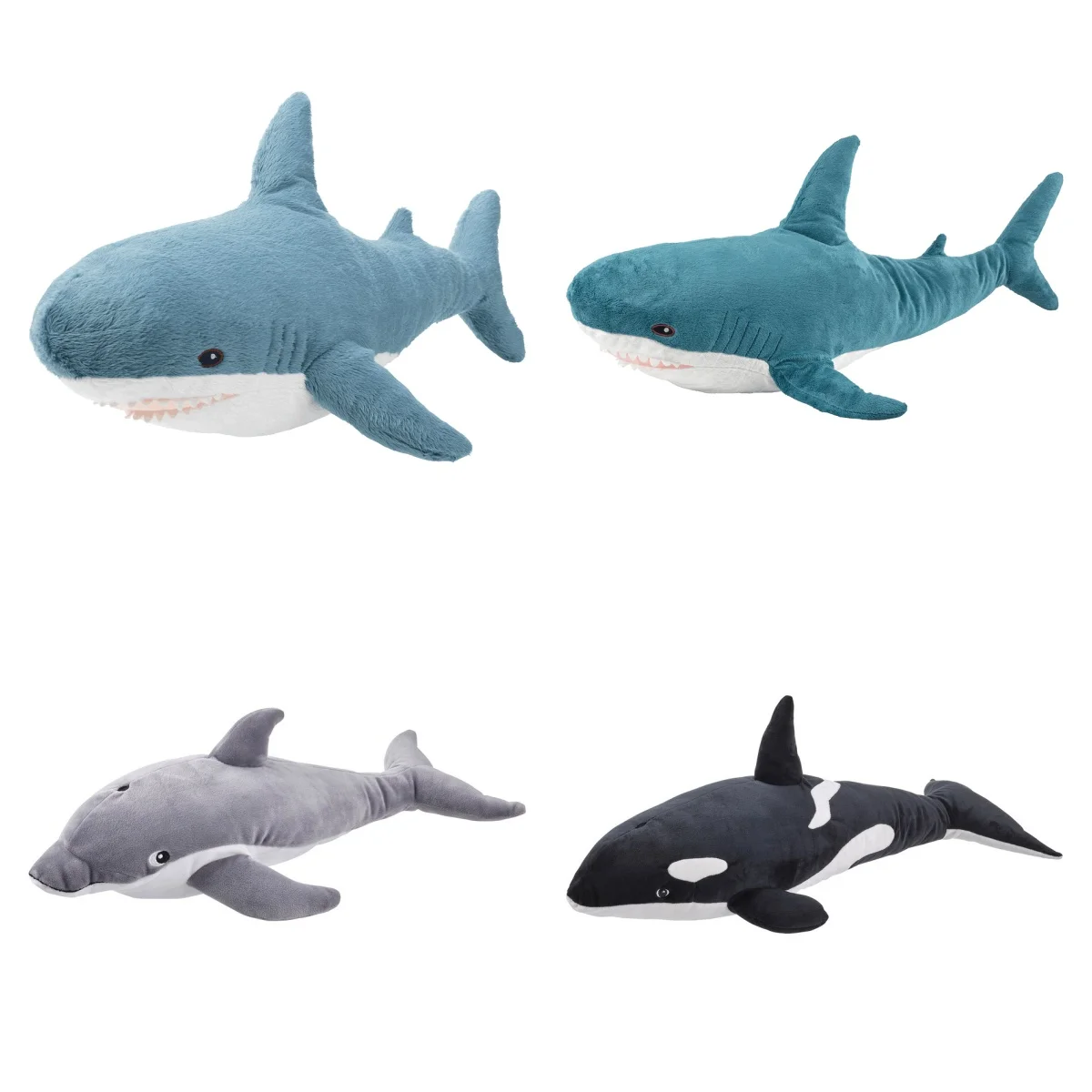 

Original Large-Sized Ocean Animal Soft Plush Toys for Children's Early Education, Companionship Dolls, Gifts