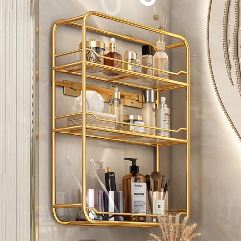 

Kitchen Storage Organizer Makeup Hanging Bathroom Living Room Storage Organizer Shelf Bedroom Prateleiras Home Furniture