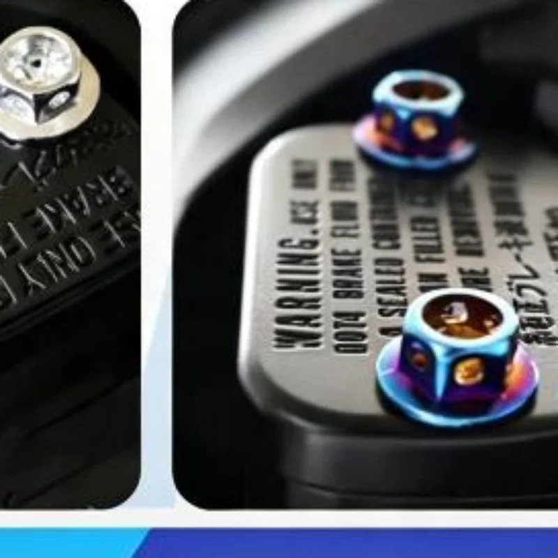Болт с крышкой для топливного бака M4X12 мм, полностью обработанный на станке с ЧПУ, из нержавеющей стали, для CLICK NMAX MIO PCX AEROX ADV, с цветочным дизайном.