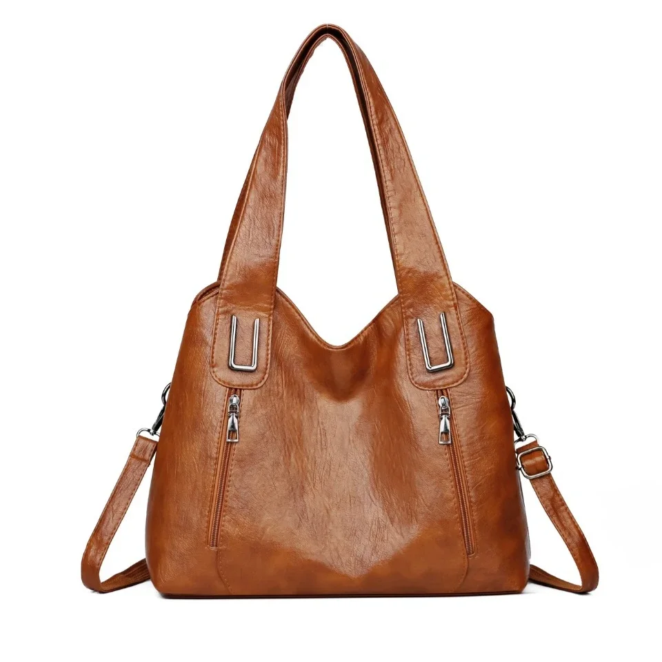 

New 2-Layer Large Capacity Women's Shoulder Bag Fashion Trend Designer Female Luxury Handbag Leisure Girl Shopping Bags Sac