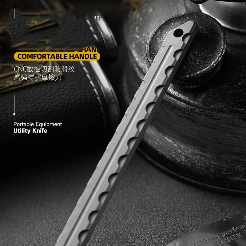 Carving Knife Animal Scalpel Multifunctional Express Out Box Tool Give Away Knife Lid Titanium Alloy Scalpel Thickened