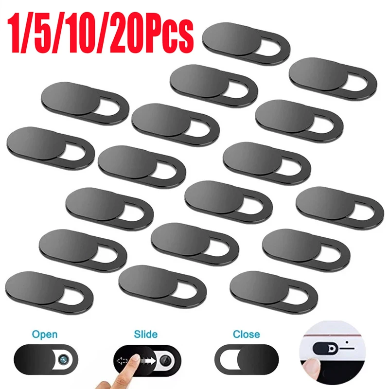 1/5/10/20pcs Webcam Cover Privacy Protective Cover For iPhone Ipad Laptop Camera Web PC Tablet Universal Shutter Privacy Sticker