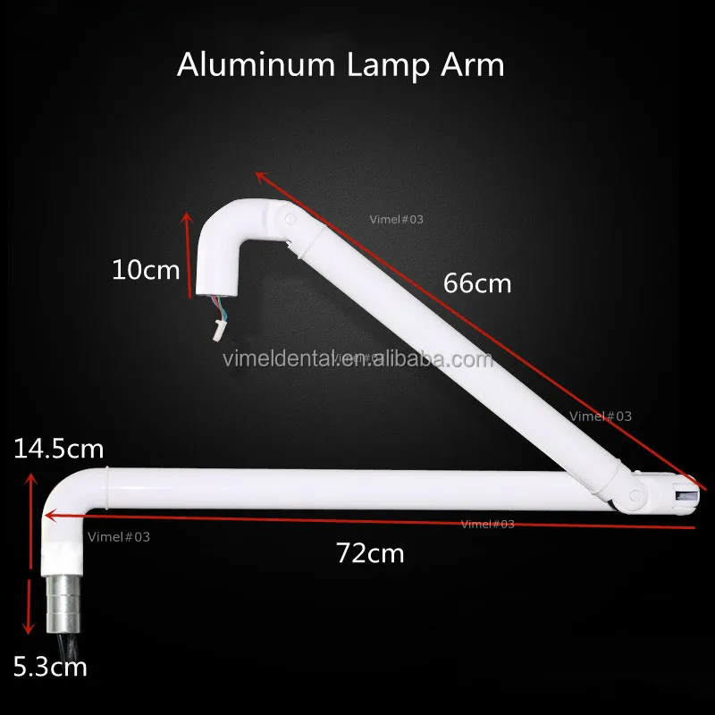 Denta l Lamp Arm Aluminum Alloy Surgical Shadowless Lamp Spare Part Fit All Brand Denta l Chair Unit