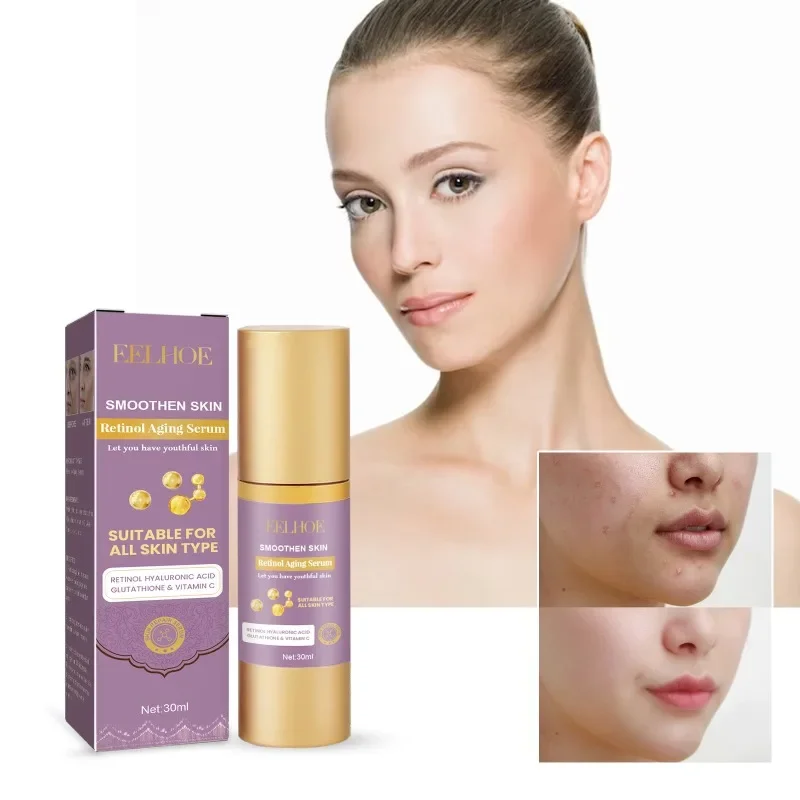 

Retinol Essence Facial Firming Fade Fine Lines Nasolabial Wrinkles remove Moisturizing brighten Skin Anti Aging whitening Serum