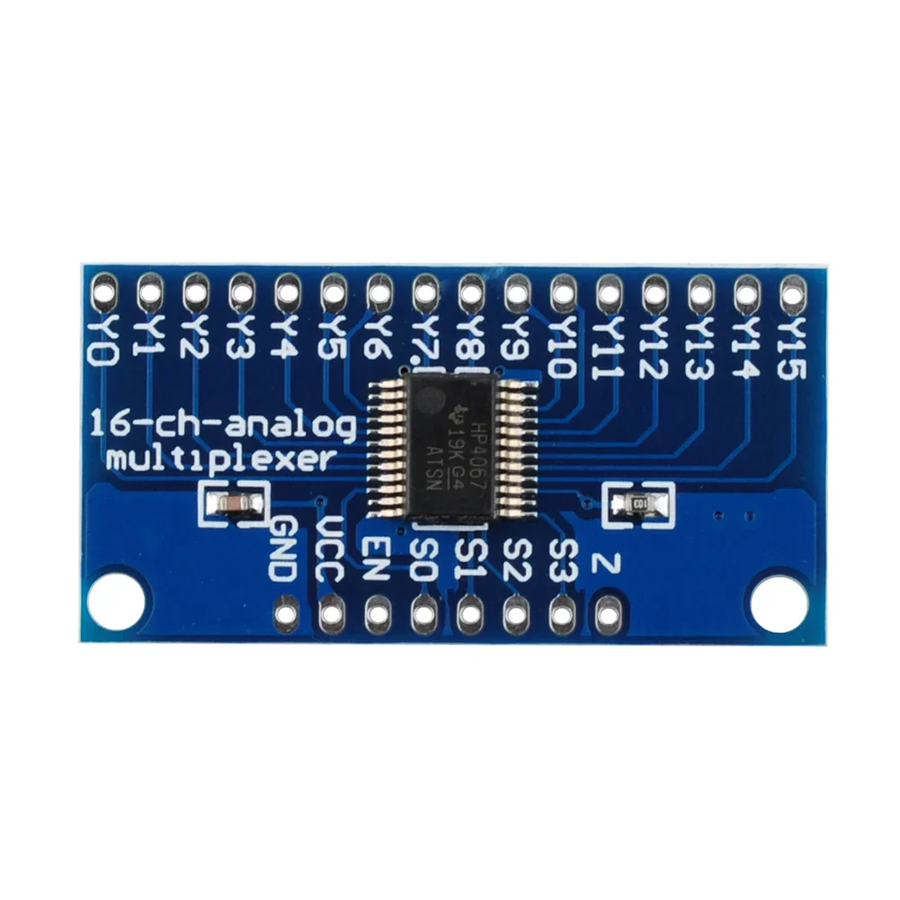 Módulo de placa de ruptura de alta velocidad para Arduino 74HC4067, multiplexor Digital analógico ADC de 16 canales, 5 uds.